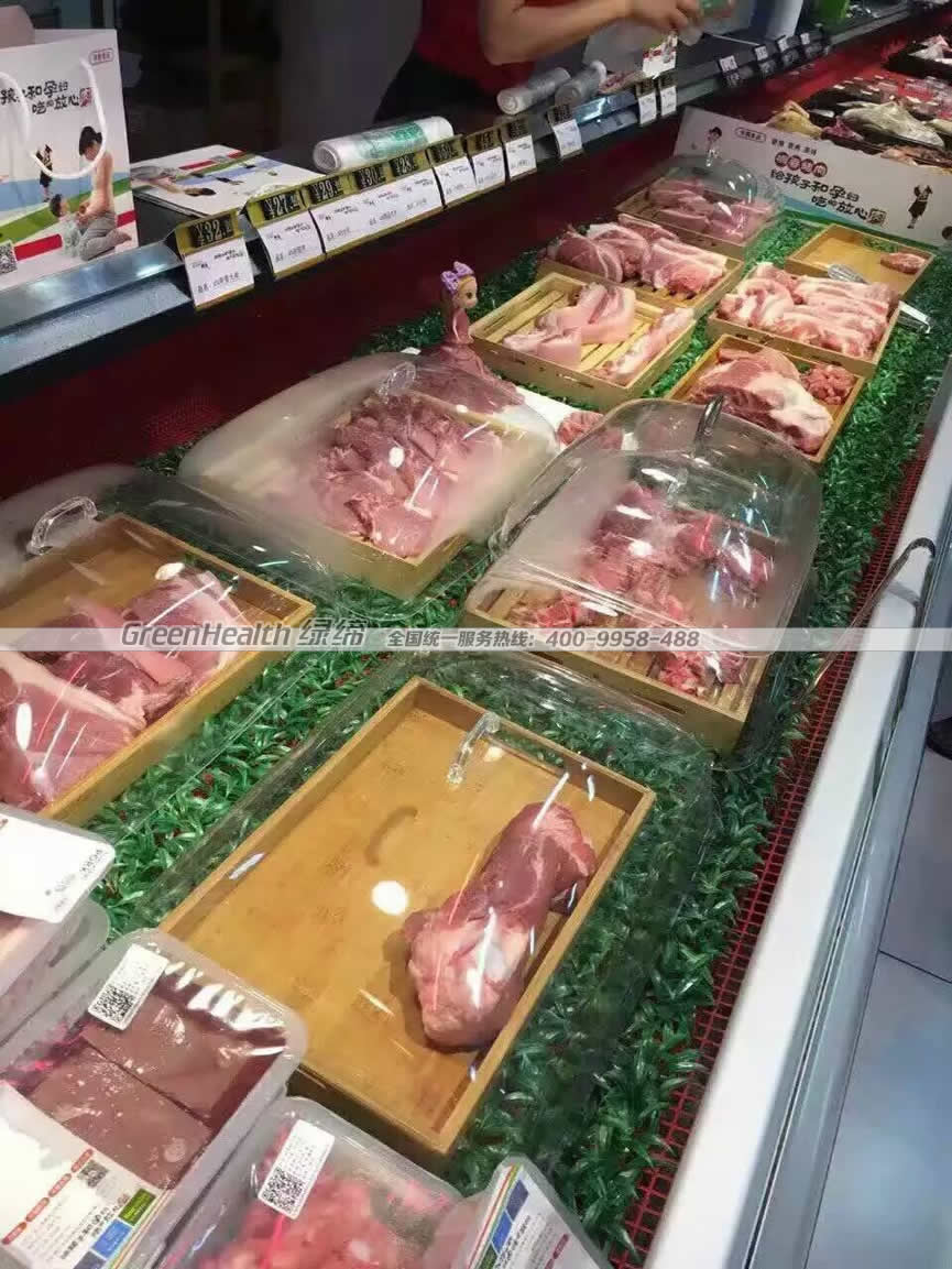 超市鲜肉柜
